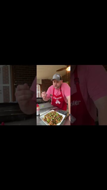 Easy Stir Fry on the Blackstone #shorts