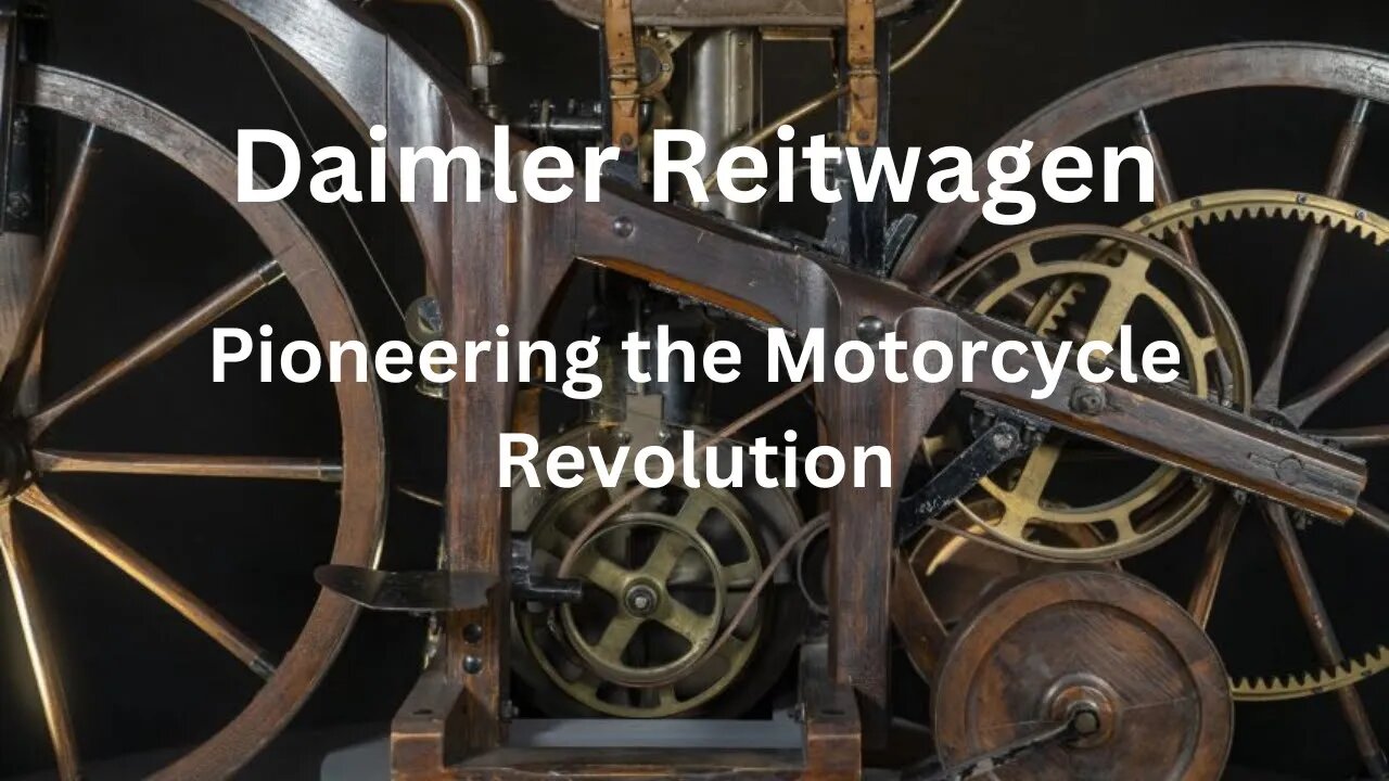 The Daimler Reitwagen: Pioneering the Motorcycle Revolution