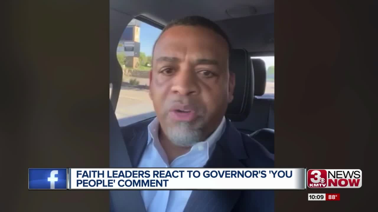 Faith leaders react to governor's 'you people' comment