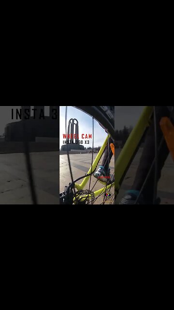 WHEEL CAM with INSTA 360 X3 at Carol Park , Bucharest | #shorts | 🇷🇴