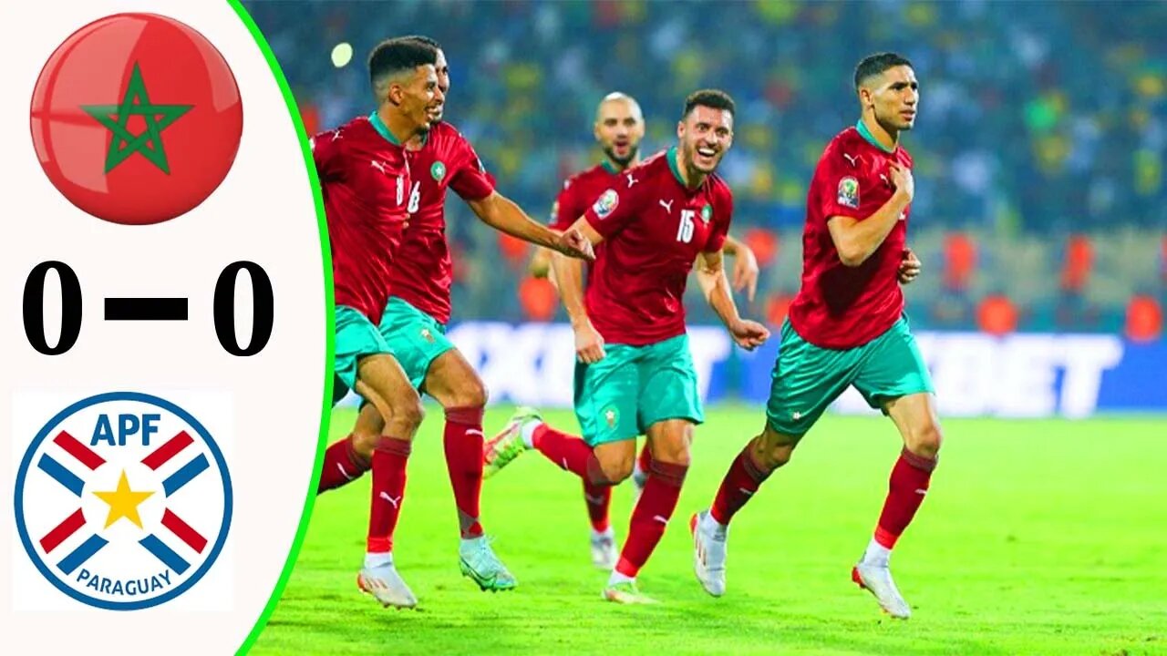 بث مباشر لمباراة المغرب VS الباراغواي| بدون تقطيع