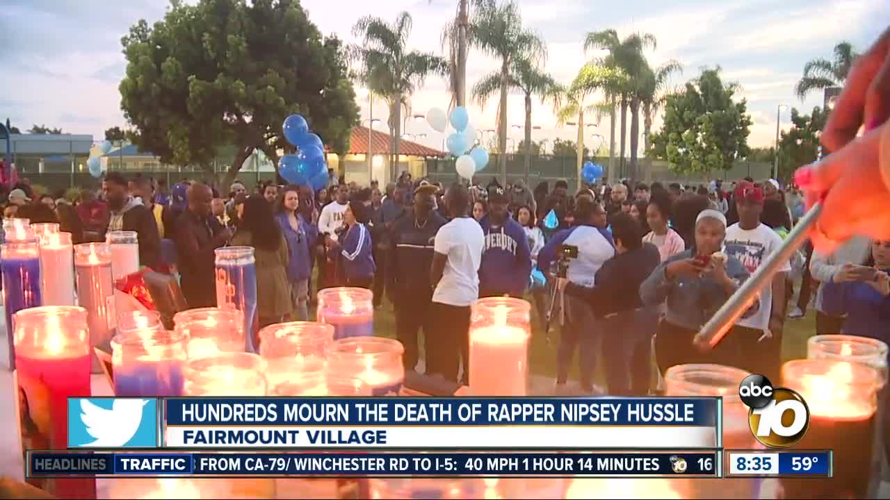 San Diegans mourn death of Rapper Nipsey Hussle