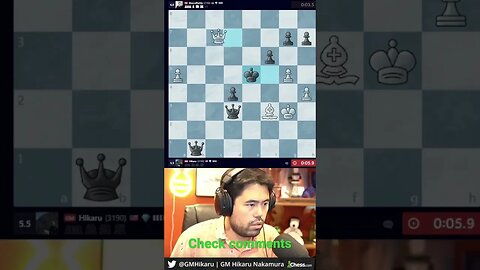 When hikaru blunders checkmate in one…