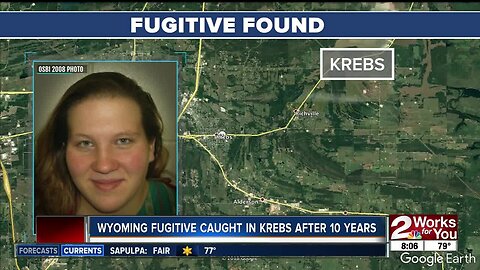 Wyoming fugitive arrested in Oklahoma