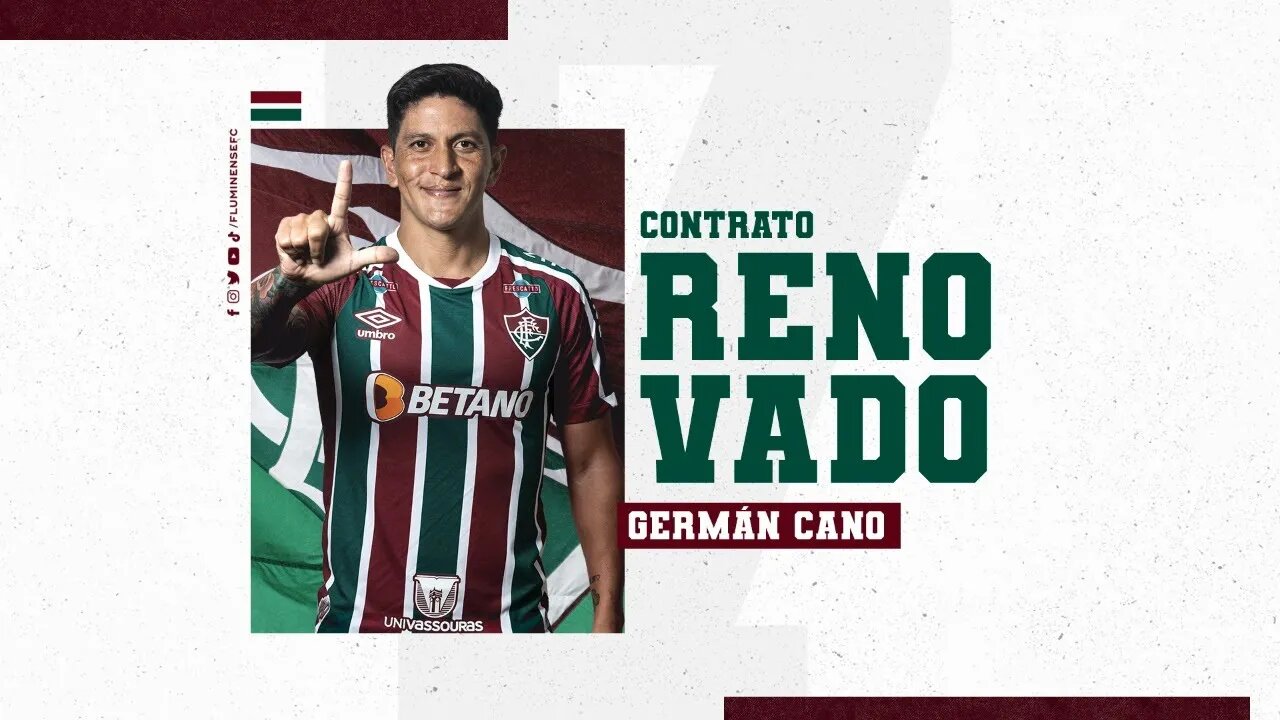 ARTILHEIRO GERMÁN CANO RENOVA COM O FLU ATÉ 2025