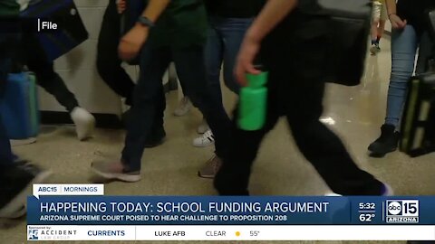 Prop 208: School funding argument to be heard Tuesday