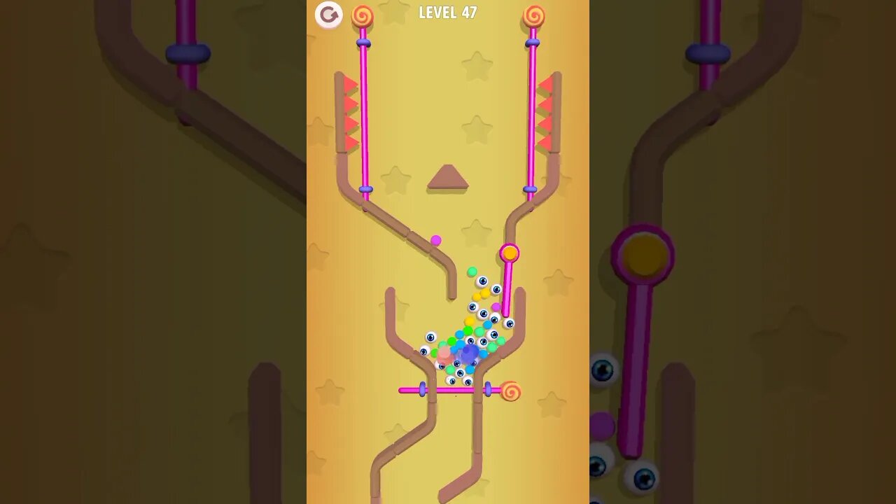 Garden Balls gameplay level 47 #walktrhough #shorts #gardenballs