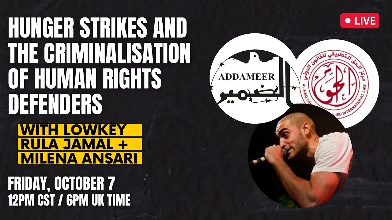 Hunger strikes and the criminalisation of human rights defenders