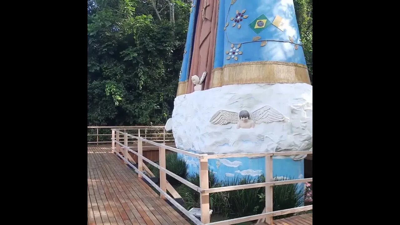 MORRO DA PADROEIRA MIRANTE NOSSA SENHORA APARECIDA EM MONGAGUA SP BRASIL 01 #shorts