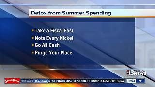 Tips to detox from summer spending