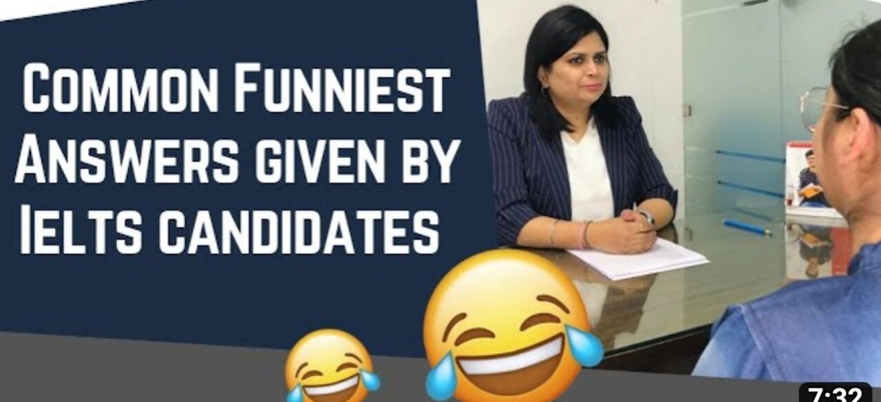 Comon funniest answer in IELET speaking exam