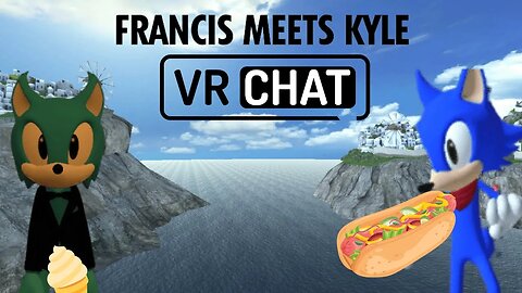 Francis Meets Kyle in Apotos in VRChat