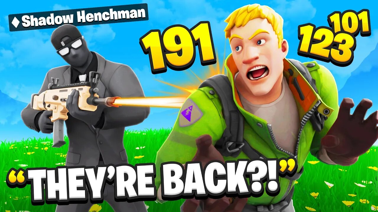 I Pretended To Be OLD Henchmen In Season 4 - Fortnite