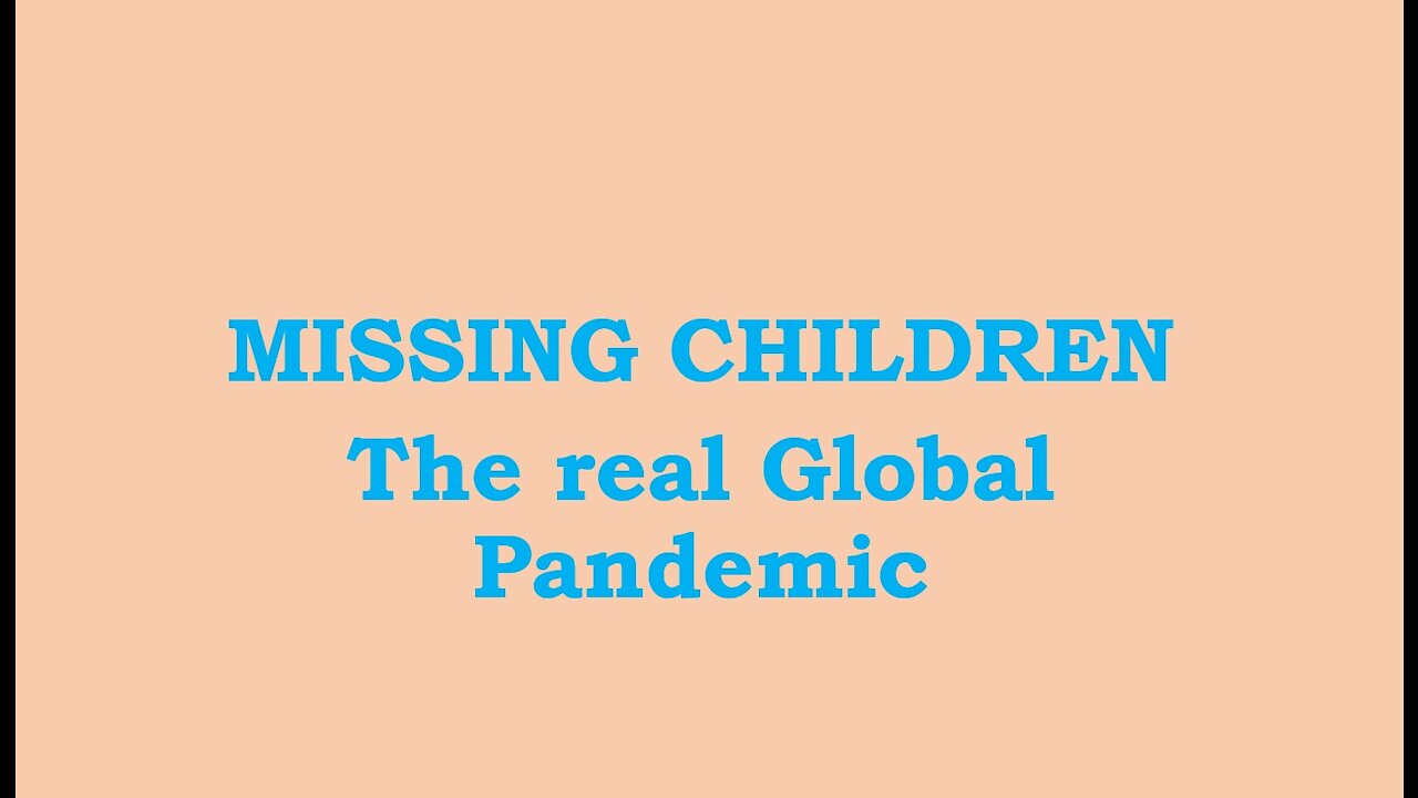 Annual Missing Children Stats