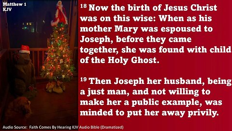 Matthew 1 - The Genealogy and Birth of Jesus