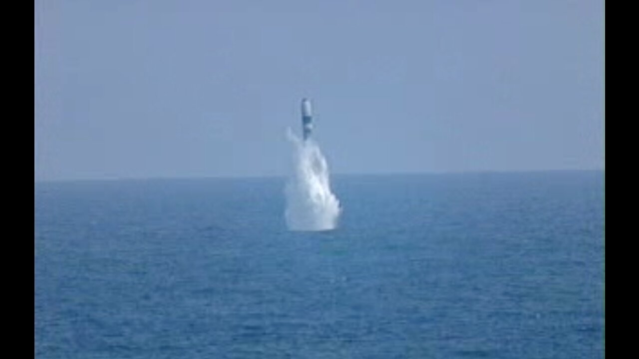 US Navy SSBN Trident Missile Launches