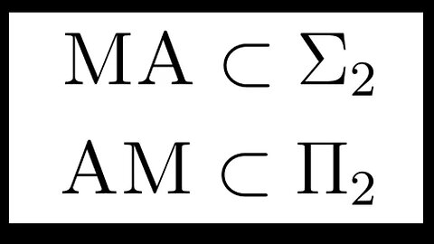 Complexity ma and am show that relation to PH (MA subset of sigma2)