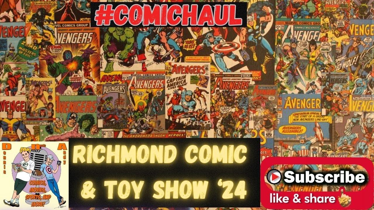 What awesome stuff did the boyz get at the Richmond Comic & Toy Show 2024?