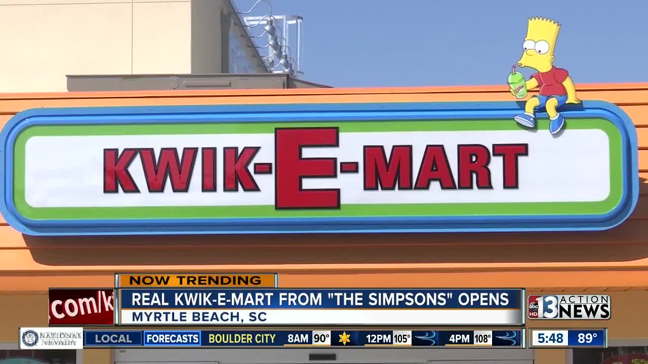 Real Kwik-E-Mart from 'The Simpsons' opens