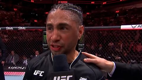CJ Vergara Octagon Interview | UFC San Antonio