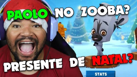 PAOLO CHEGOU NO ZOOBA? O QUE FOI ISSO? PRESENTE DE NATAL? MEU DEUS!!!