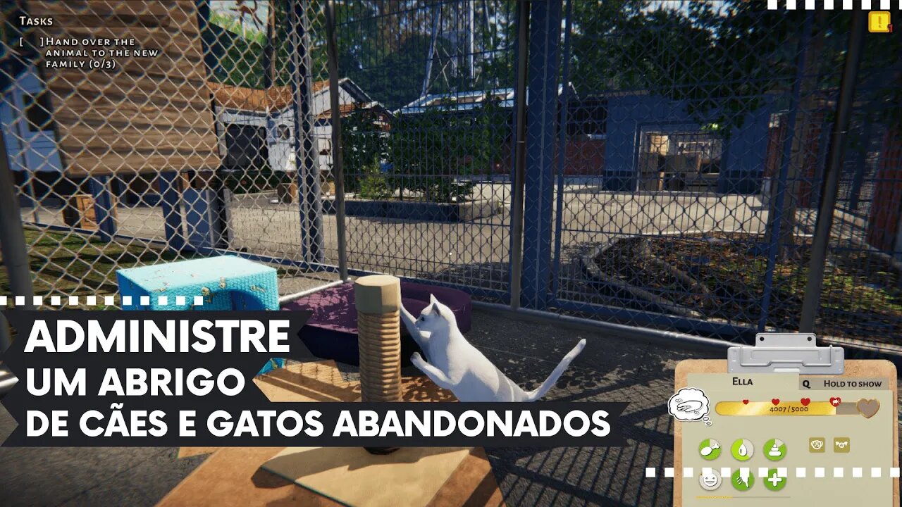 Animal Shelter Simulator Chega aos Consoles PS4 e PS5 (Game de Simulação e Aventura)