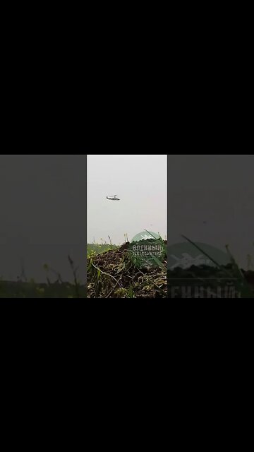 Ka-52 Firing 9K121 Vikhr ATGM #russianukrainianwar #ukraine #russia