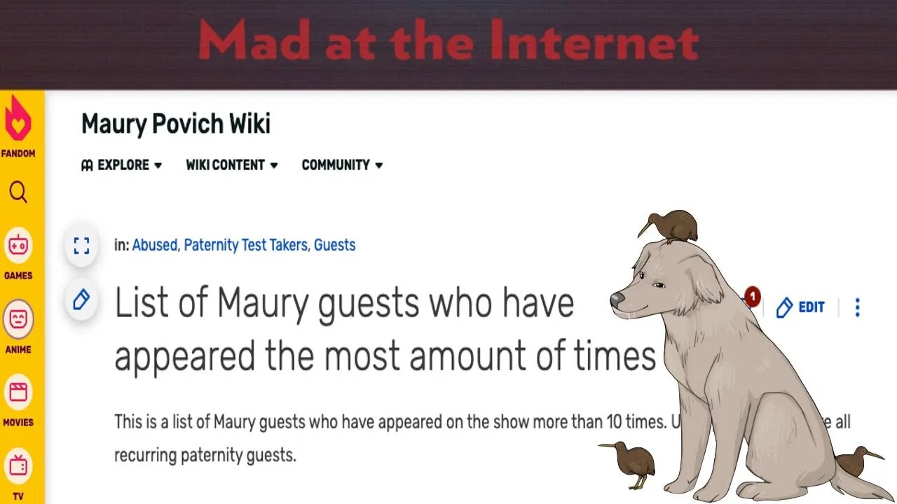 Reocurring Maury Guests - Mad at the Internet