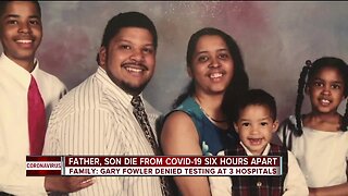 Father, son COVID death