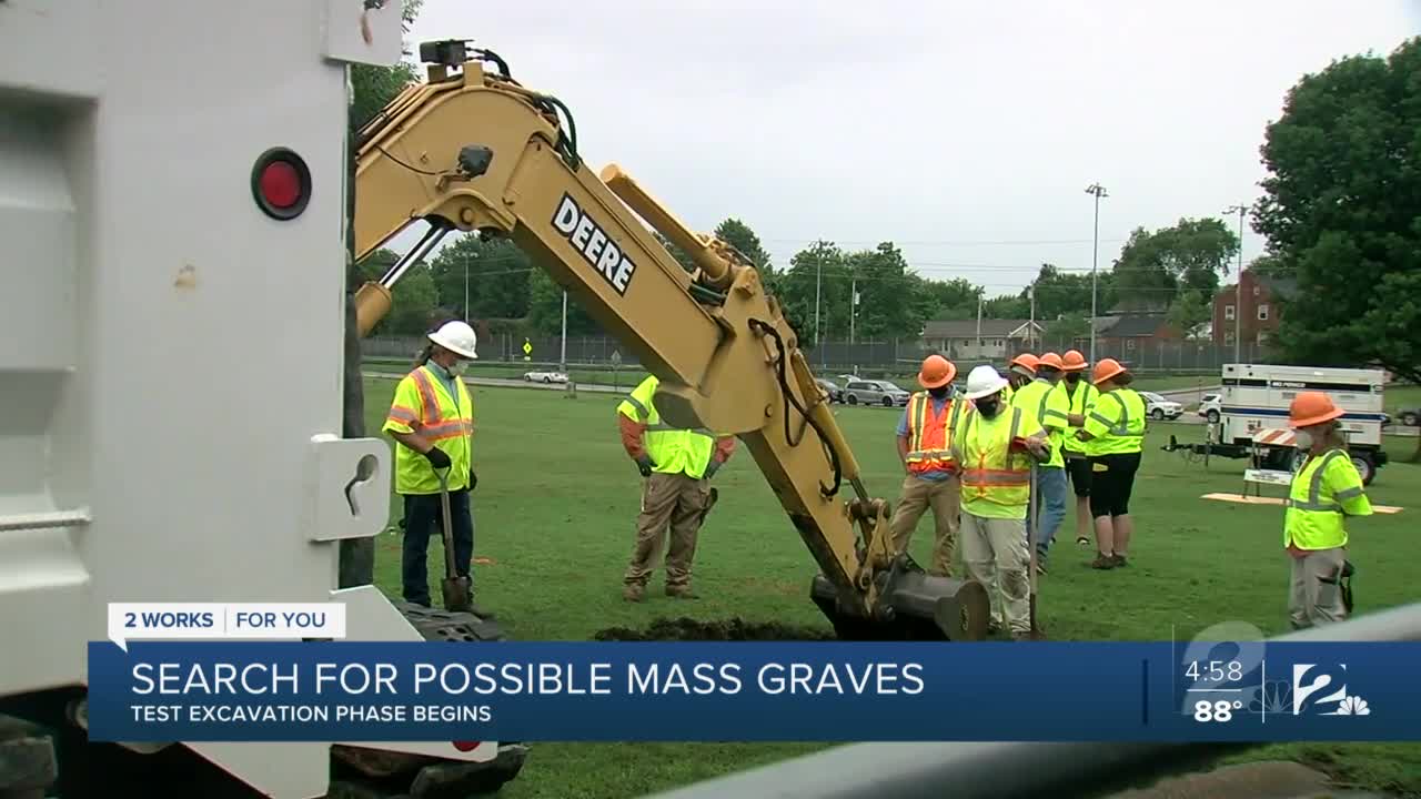 Search for possible mass graves