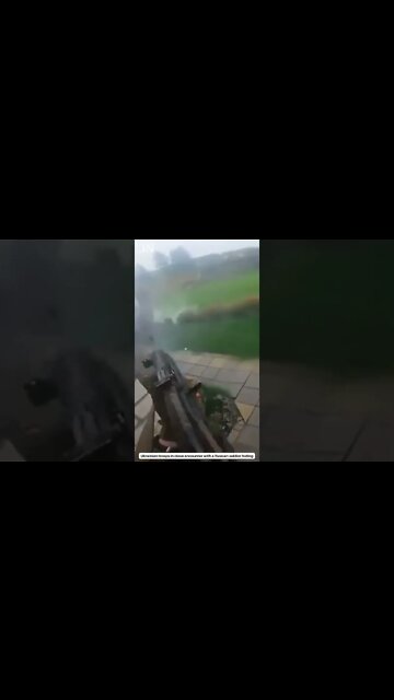 Russia Ukraine War: Urkranian troops in a scary close encounter with Russian soldier hiding #shorts