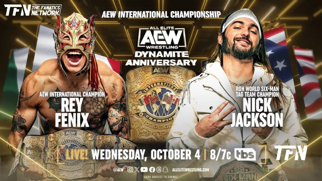 Nick Jackson vs Rey Fenix | AEW Dynamite October 4th | Full Match | #videogames #highlights #virl