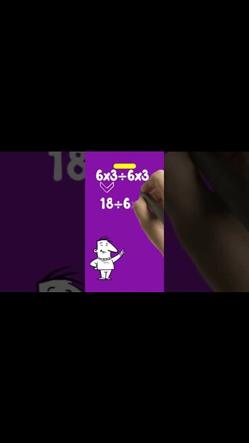QUAL O RESULTADO DE 6x3÷6x3 ❓ ( pemdas) #shorts #proftheago