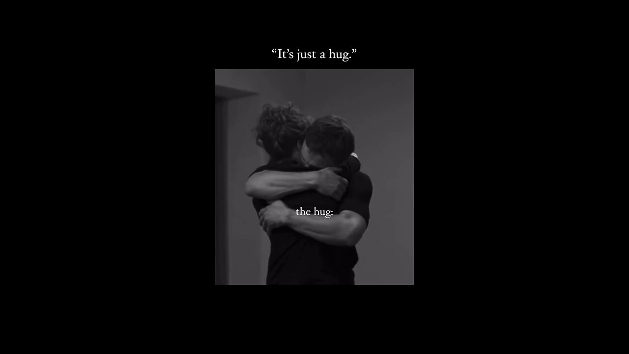 A hug is all I need