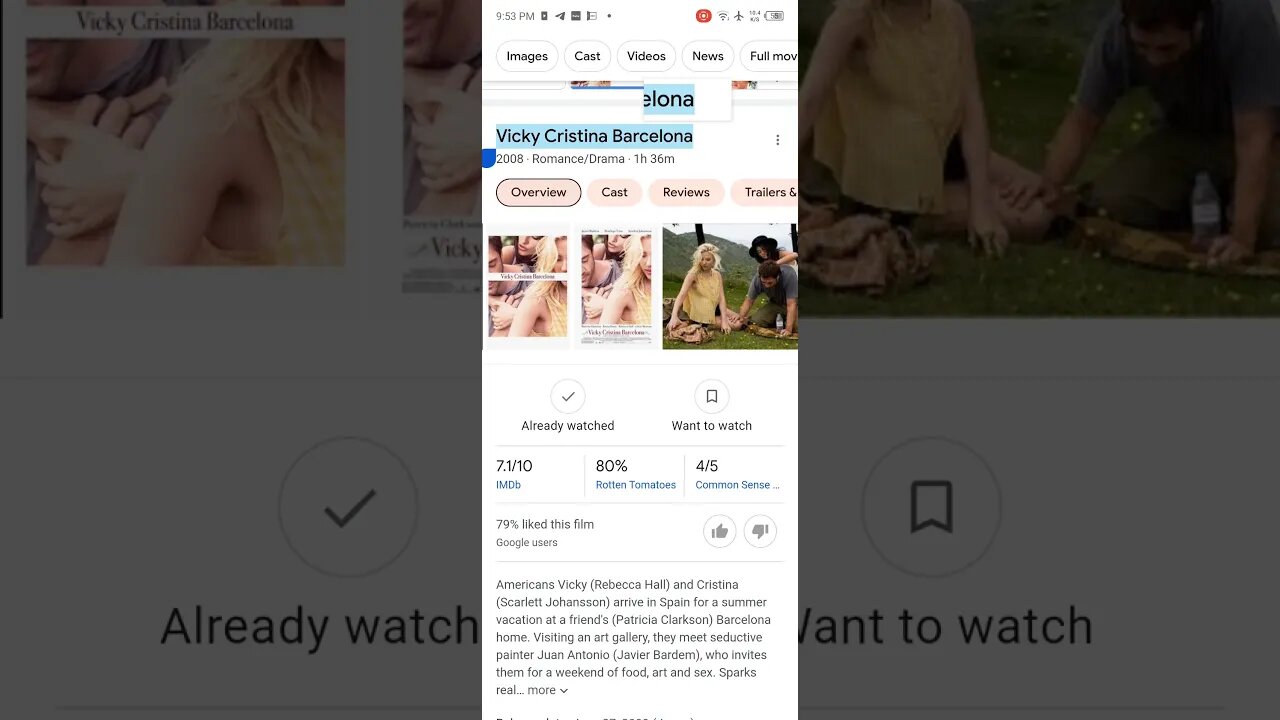 Vicky Cristina Barcelona2008 ‧ Romance/Drama