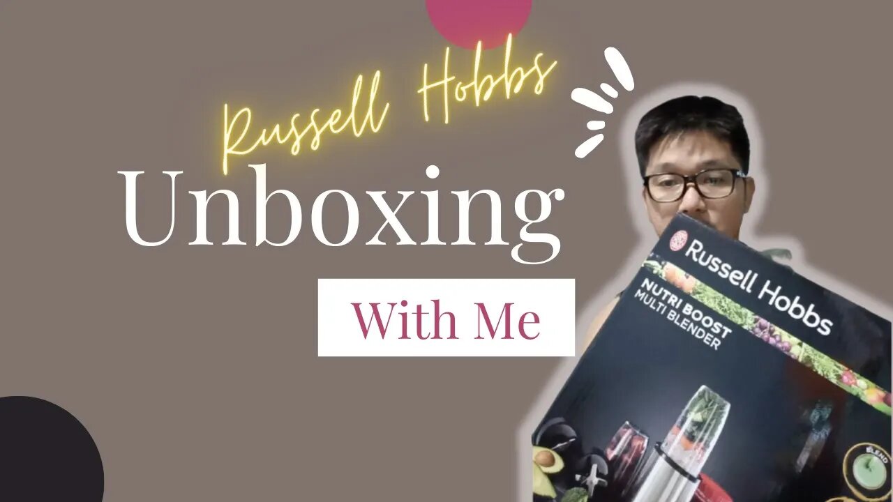 Unboxing Russel Hobbs Nutriboost | JCA VLOGZ