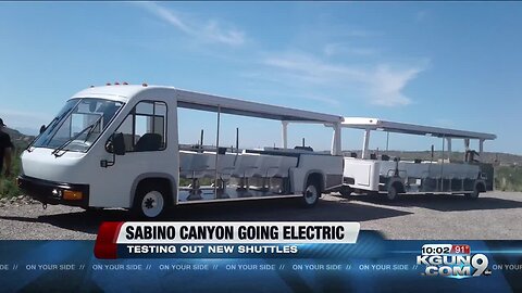 New Sabino Canyon electric shuttles are coming soon