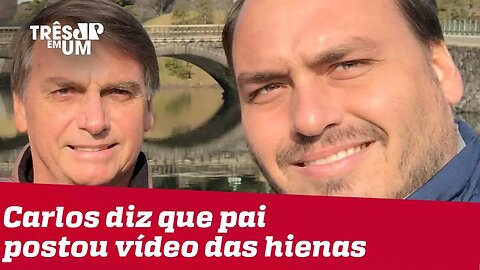 Vídeo com leão e hienas: Carlos afirma que publicação foi feita pelo pai