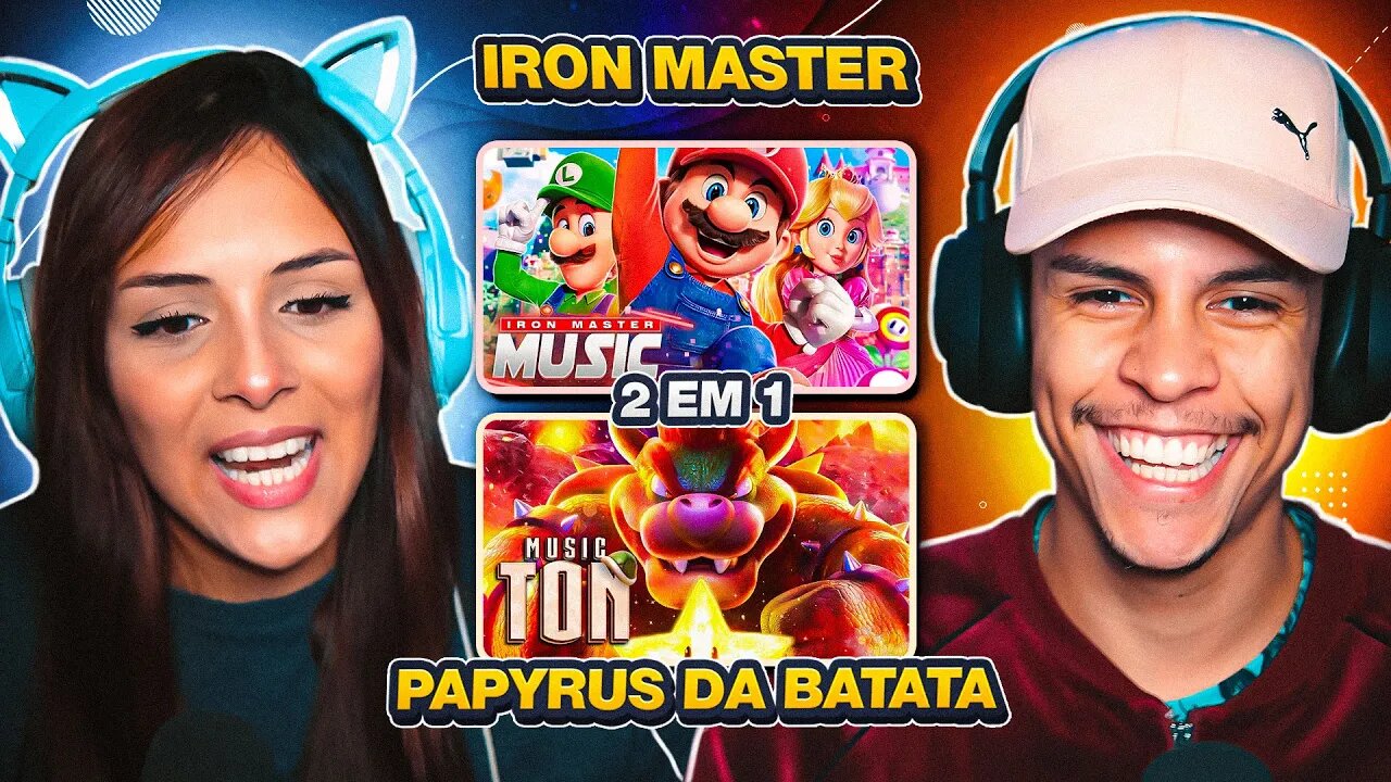 2 EM 1: IRON MASTER + PAPYRUS - Super Mário Bros & Bowser | [React em Casal] 🔥