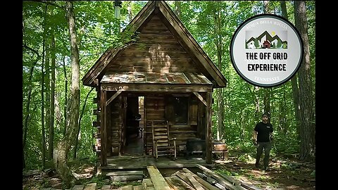 Off Grid Cabin Additions (Bedroom) | Ep. 5 | Windows, Rafters and Trimming the Green