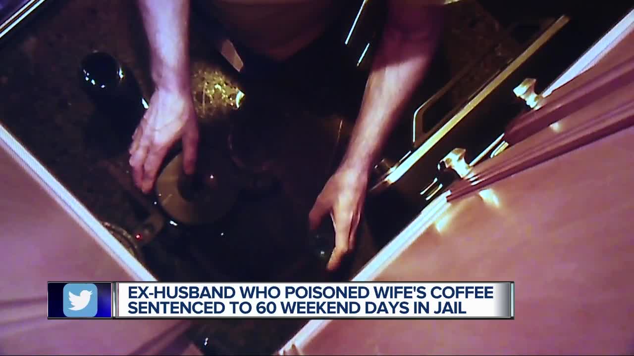 Ex-husband who poisoned wife's coffee sentenced to 60 weekend days in jail