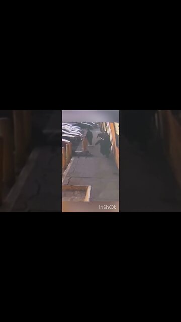 Raw: Surveillance captures 6 people being shot #shorts