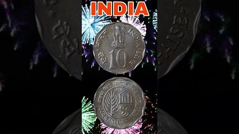 India 10 paise 1978.#shorts #coinnotesz