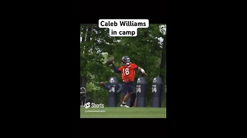 Caleb Williams in camp #shorts #footballshorts #football #nfl #sportsnews #chicago