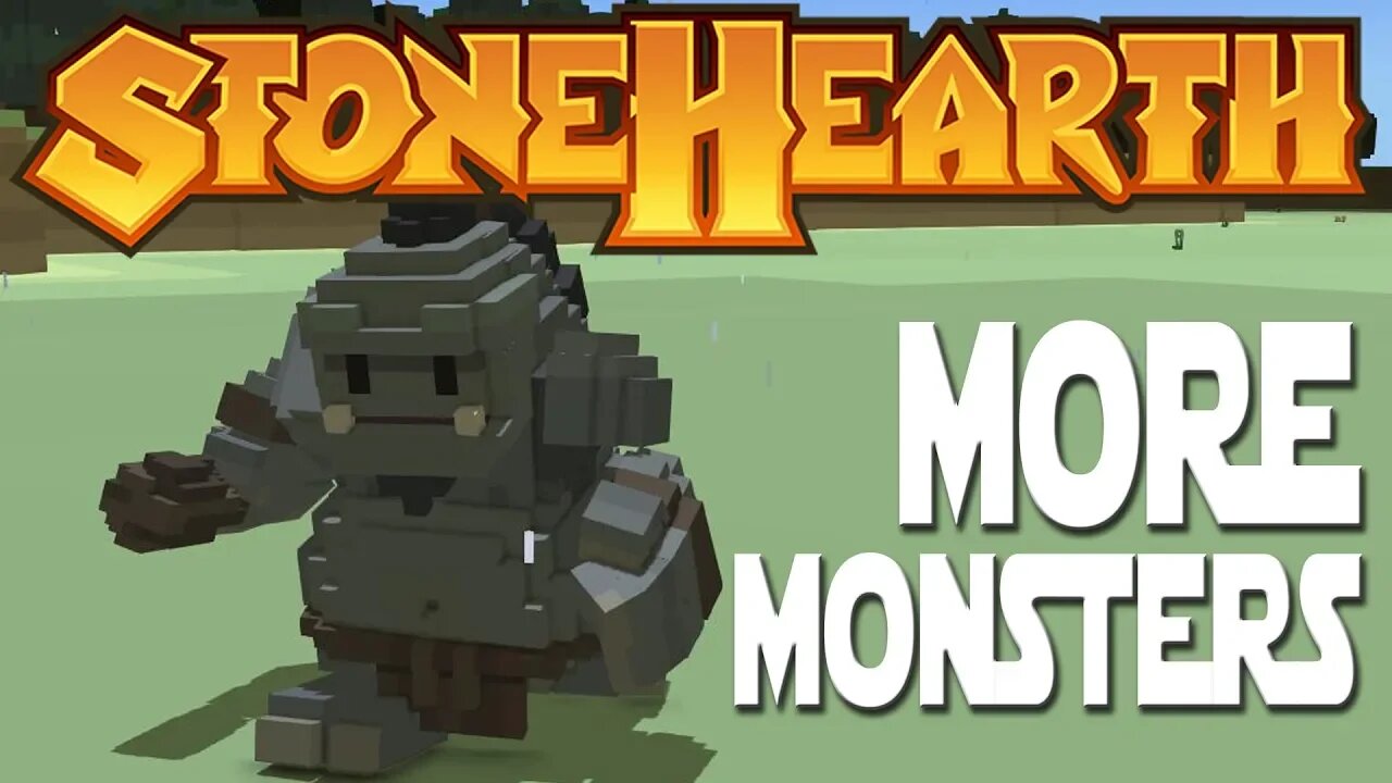 Let's Play Stonehearth ep 14 - More Monsters And Town Clean Up