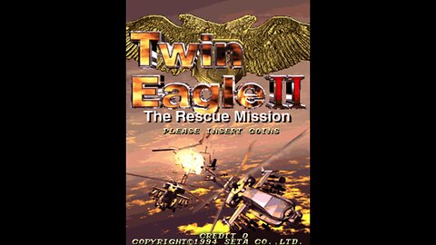 Twin Eagle II Arcade Game, Seta 1994, Longplay