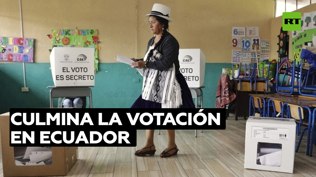 Culmina la votación en Ecuador: así transcurrió la jornada en un país azotado por la violencia