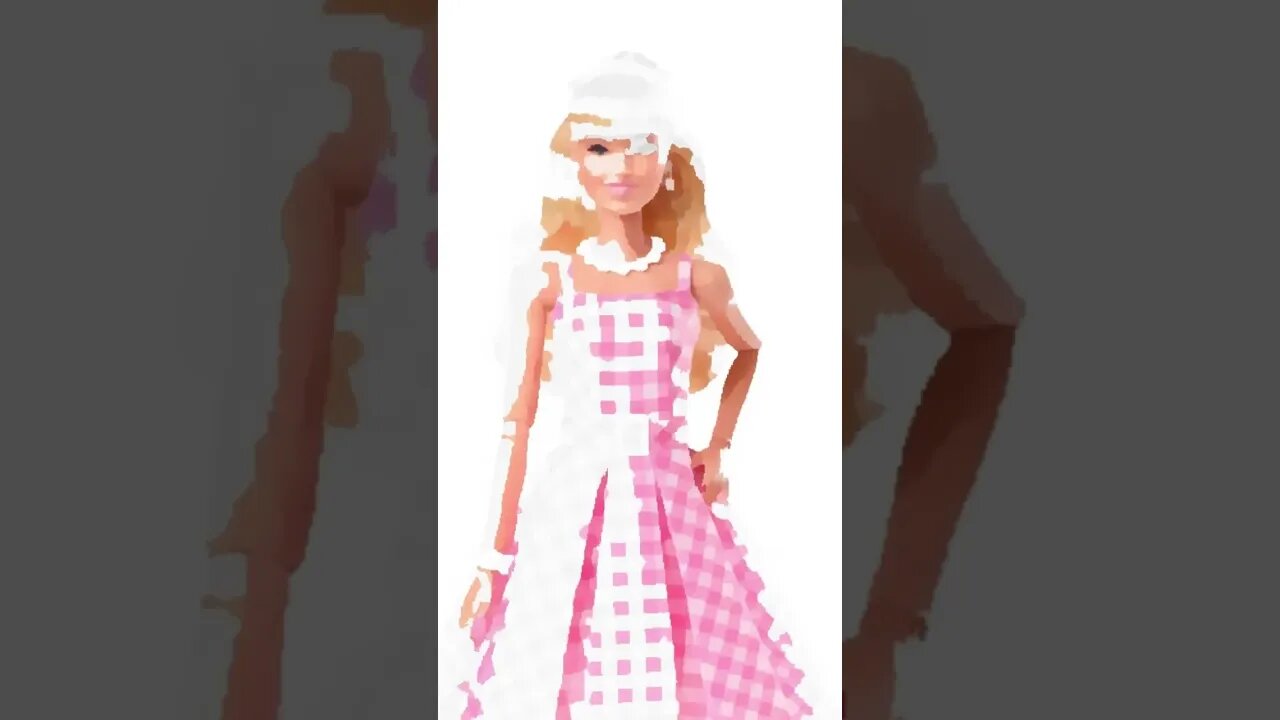 A Barbie Doll art video #2023art #barbie #barbiemovie #movieart