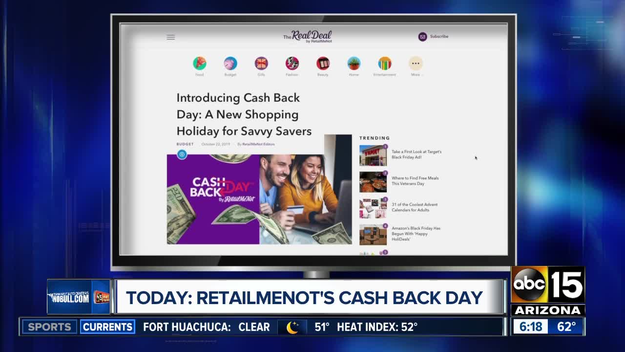 Thursday is Cash Back Day