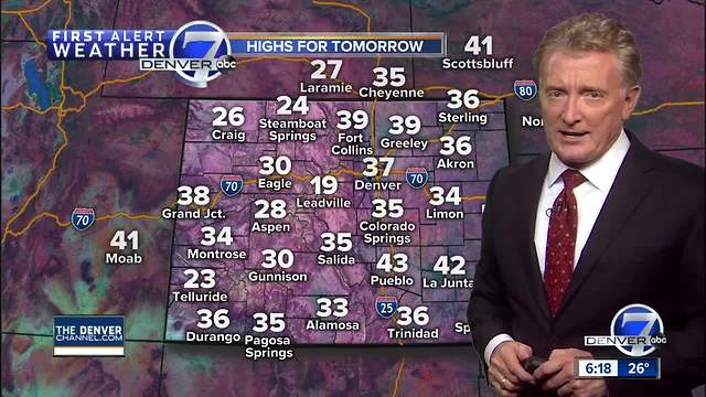 Light snow possible on Thursday for the plains